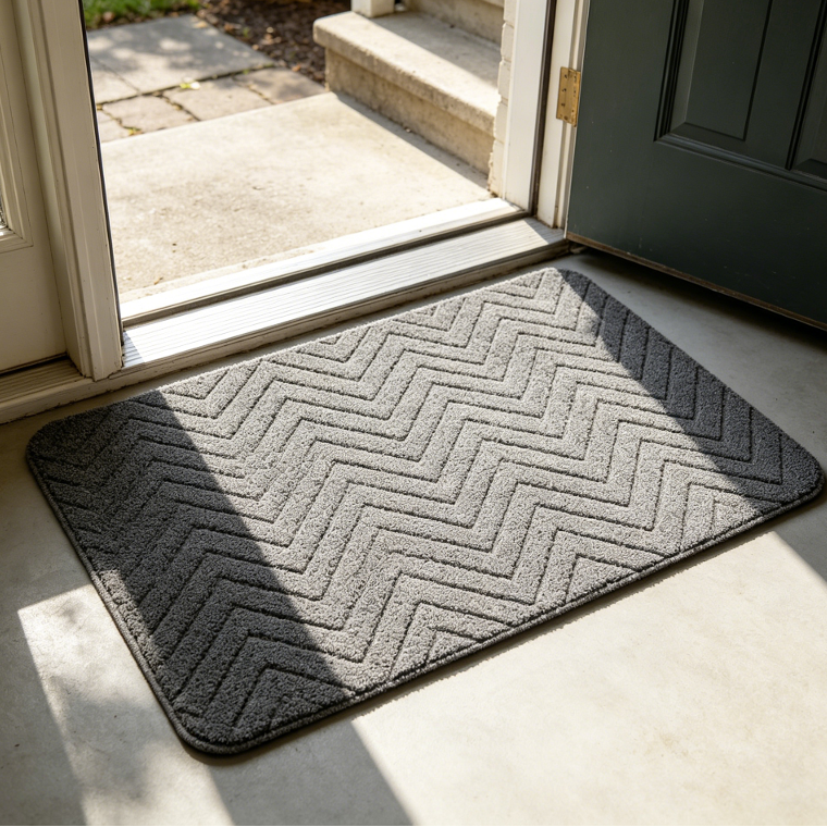 Foam door mat