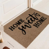 Welcome doormat, family four seasons decoration low-grade switch carpet doormat, indoor and outdoor floor mat 40*60cm