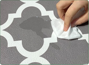 Easy to clean kitchen mat