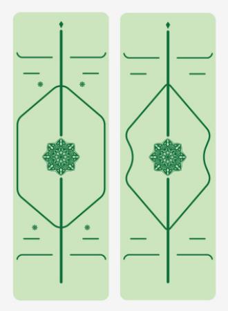 Yoga mats available in multiple colors (2)