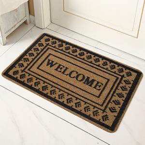 Display of imitation coconut palm door mat pattern (4)