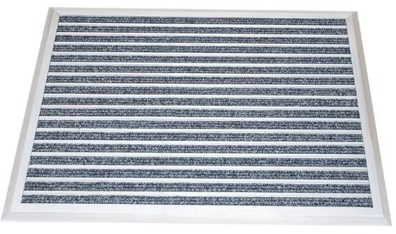 The practical application of welcome door mats at the entrance of office buildings