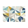 Abstract Area Rug for Living Dining Room Modern Geometric Printed Throw Rugs Washable Non-Slip Floor Mats Bedroom Carpets