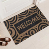 Welcome doormat, family four seasons decoration low-grade switch carpet doormat, indoor and outdoor floor mat 40*60cm