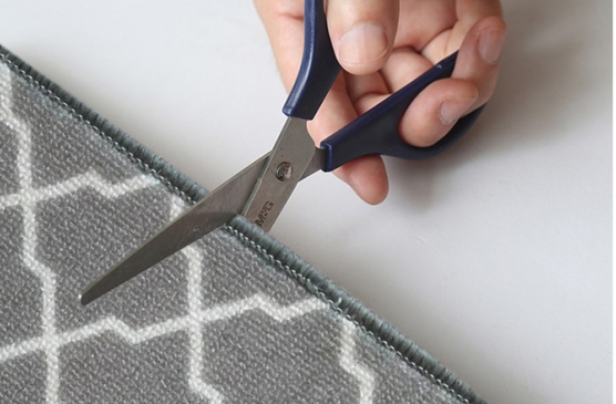 Stair cushion cutting