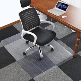 Anti slip PVC chair floor mat
