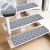 Washable carpet Wooden stair treads, non-slip stair lift carpet with non-slip rubber backing
