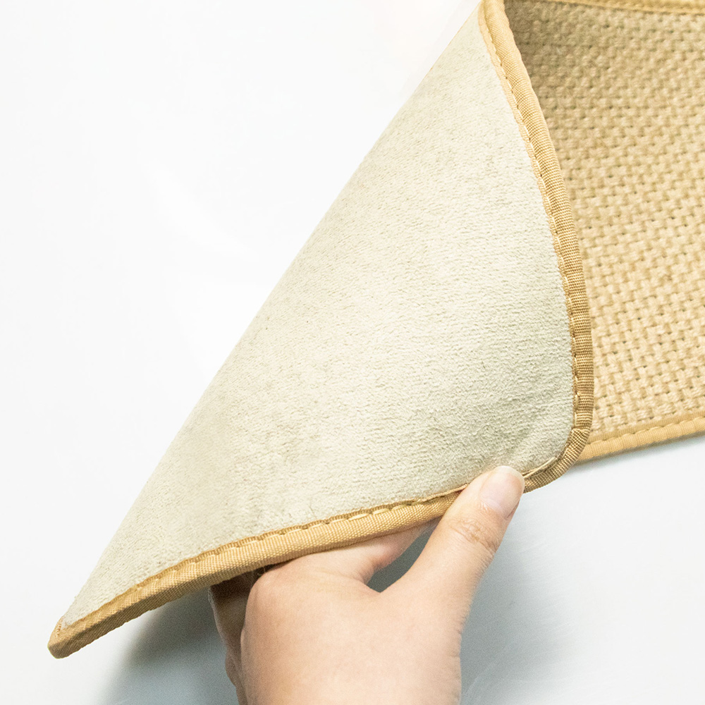 ODM jute stair mat manufacturing, support custom logo and size