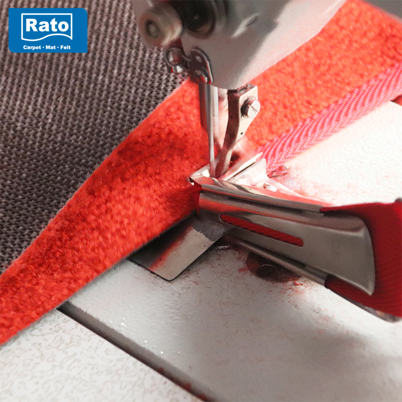 Red anti slip rug pad carpet roll, suitable for household use