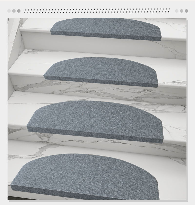 Transparent Adhesive Stair Mat Waterproof, Anti-skid, Wear-resistant, Quiet, Self-adhesive