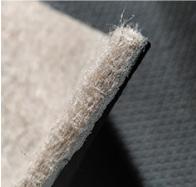 Rubber backing