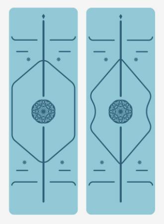 Yoga mats available in multiple colors