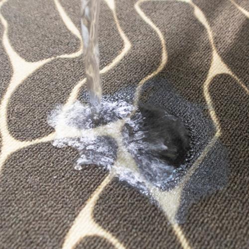 Circular velvet printed door mat waterproof display