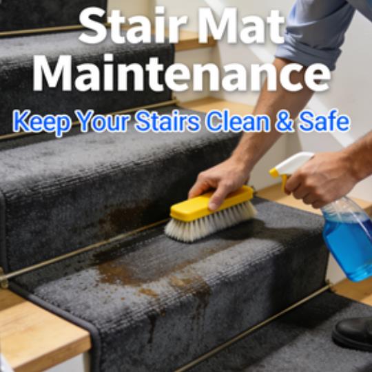 Practical solution for maintaining stair mats: Increase customer satisfaction by 30%.