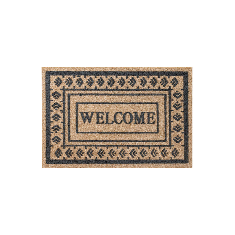 Indoor Floor Doormat Rug Entryway Welcome Mats Entrance Shoe Scraper, Coconut Palm Floor Mat