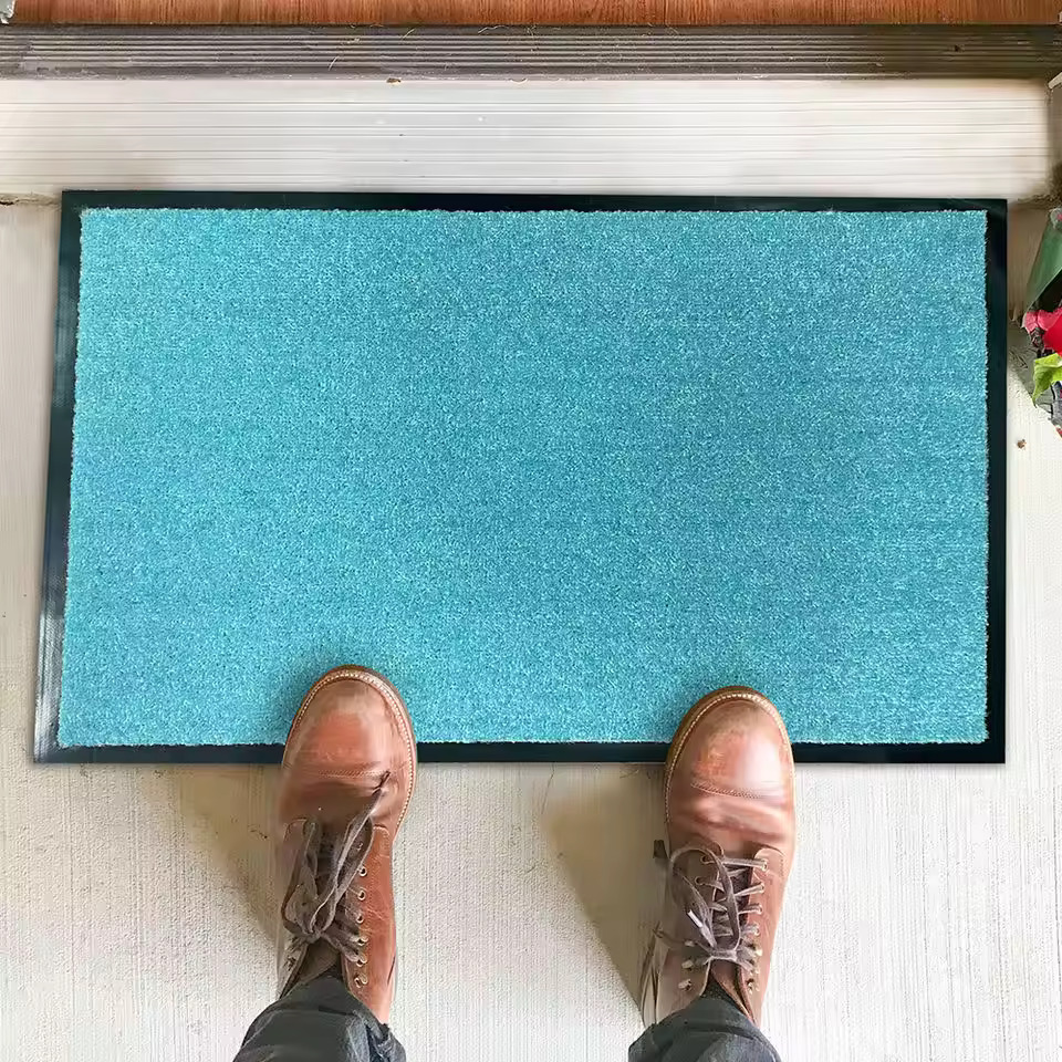 Entrance carpet for the interior: super absorbent and washable microfiber front door mat