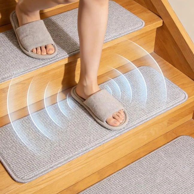 Why Stair Mats Are Essential for Stair Safety and Noise Reduction