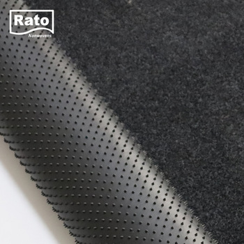 eco-friendly polyester velour car carpet in roll, rubber car mat for auto