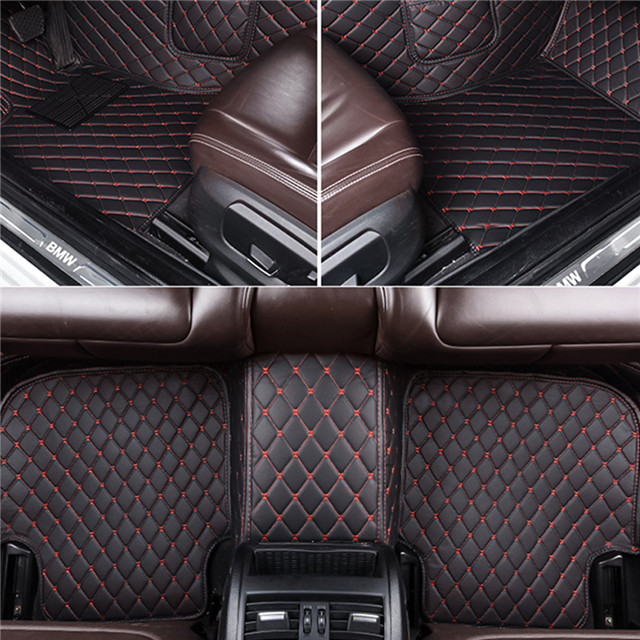 Leather Custom Car Floor MATS