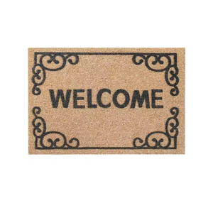 Welcome doormat, family four seasons decoration low-grade switch carpet doormat, indoor and outdoor floor mat 40*60cm