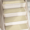 Non-slip jute stair pads for hotel and villa, bulk order available