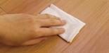Installation of self-adhesive stair mats