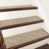 Handmade tufted stair mat with anti slip design