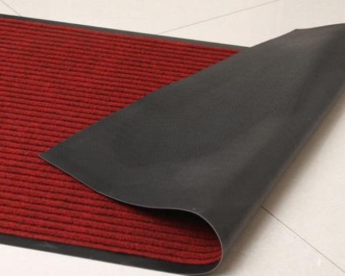 Non lip Stripe Door Mat backing display