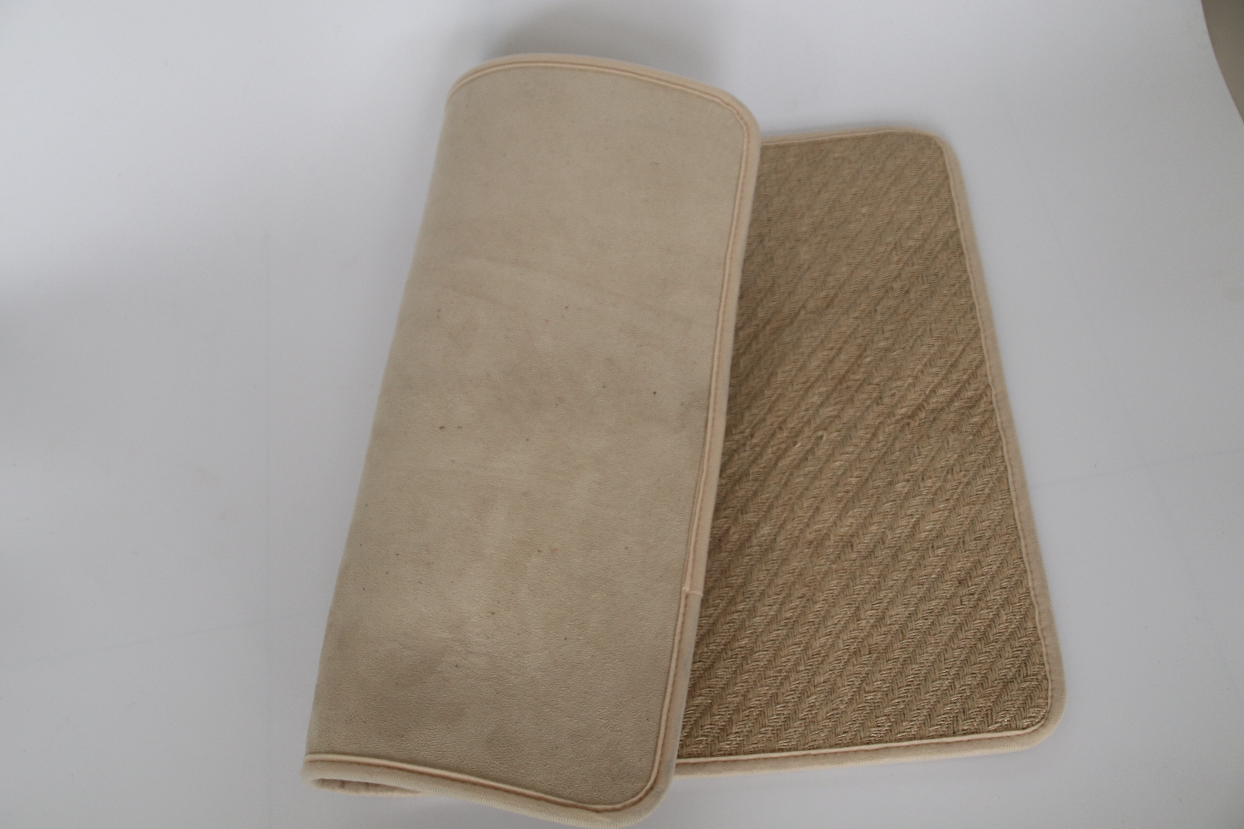 Retail and brand customization logo jute mat