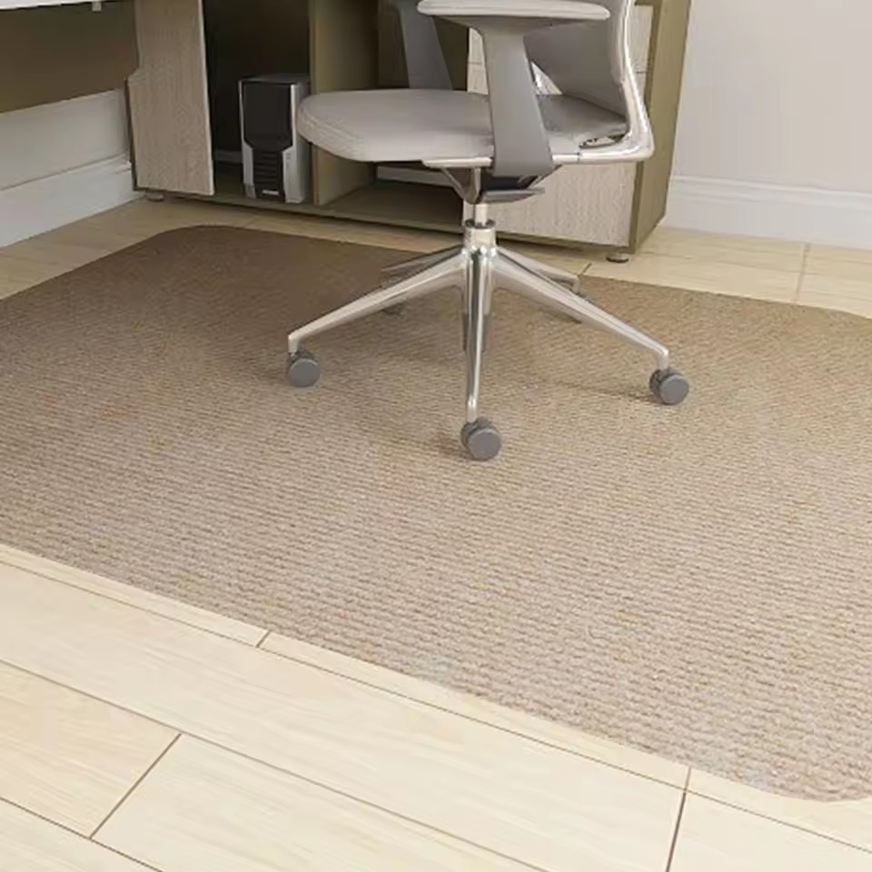Office chair mat for hardwood flooring -Plastic roller chair mat- Plastic roller chair mat for work, home, play Office chair mat