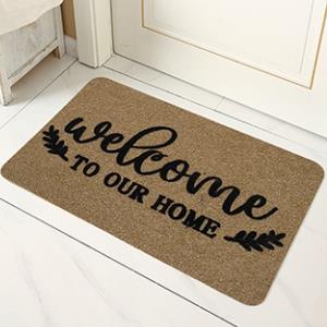 Display of imitation coconut palm door mat pattern (6)