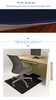 Office chair cushions for hardwood desks Thick and durable chair cushions for rolling wheelchairs, easy to slide, floor protection