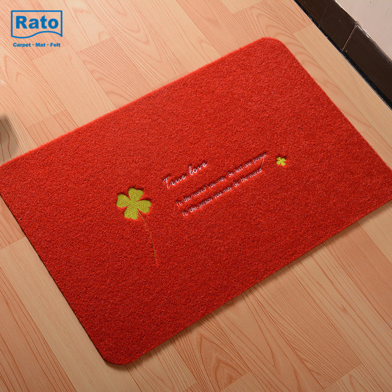 Easy-Clean Fashion Embroidered Indoor Door Mat