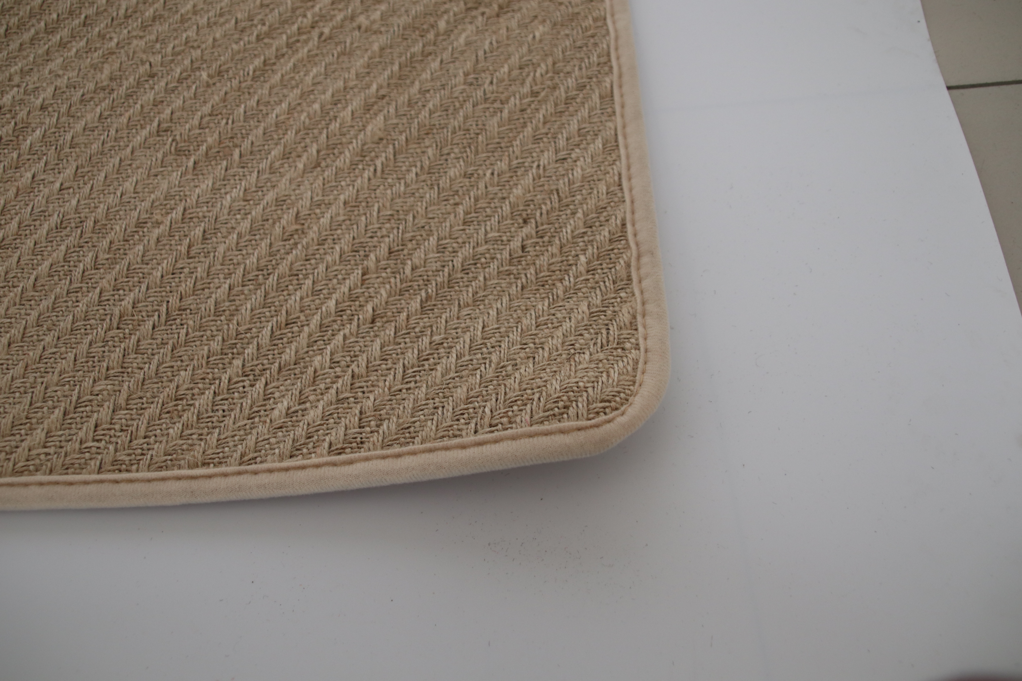 Indoor anti slip jute door mat