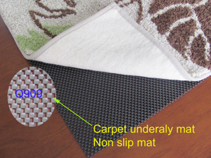 Carpet Underlay Black Anti-skid Wear-resistant PVC Household