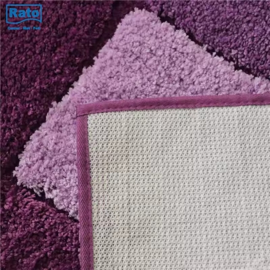 Bottom of floral carpet