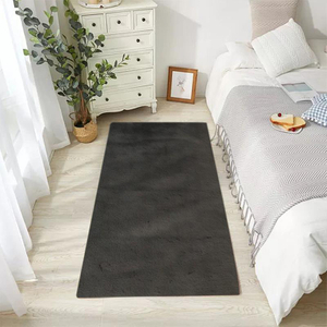 Soft Faux Fur Area Rug Shaggy Rug Fluffy Area Rugs Plush Floor Carpet Mat for Bedroom Floor Kids Room Decoration