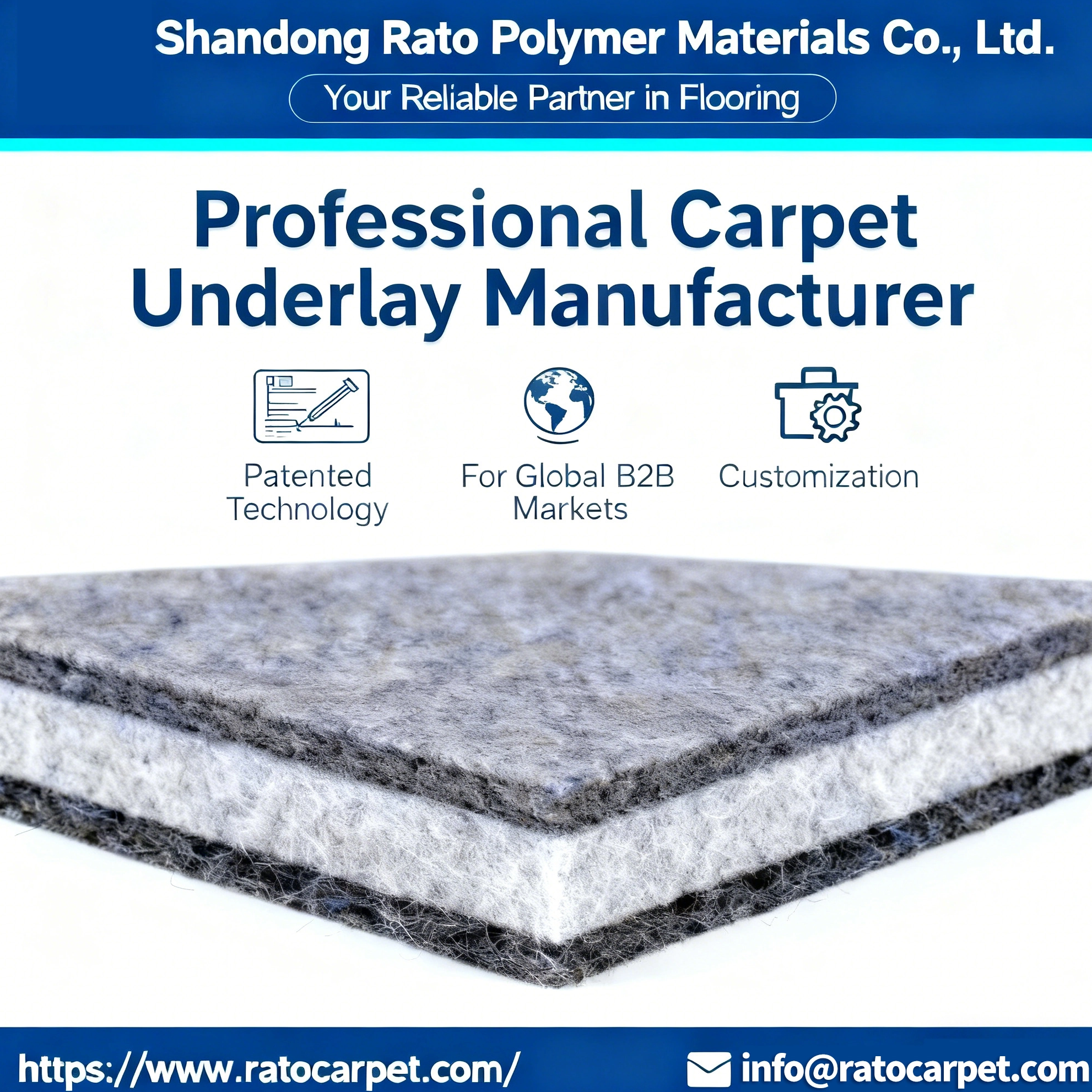 Professional Carpet Underlay Manufacturer | Global B2B Carpet Solutions Provider
