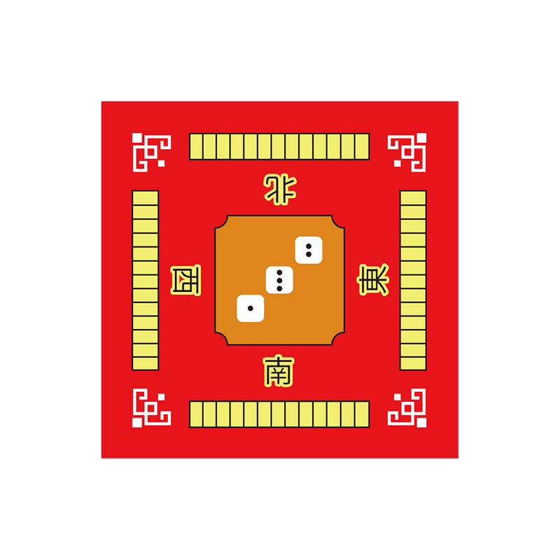 Mahjong Mat Anti Slip Noise Reduction Table Cover for Mahjong